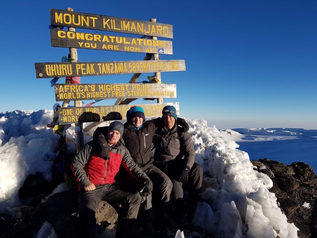 Top of uhuru Peak