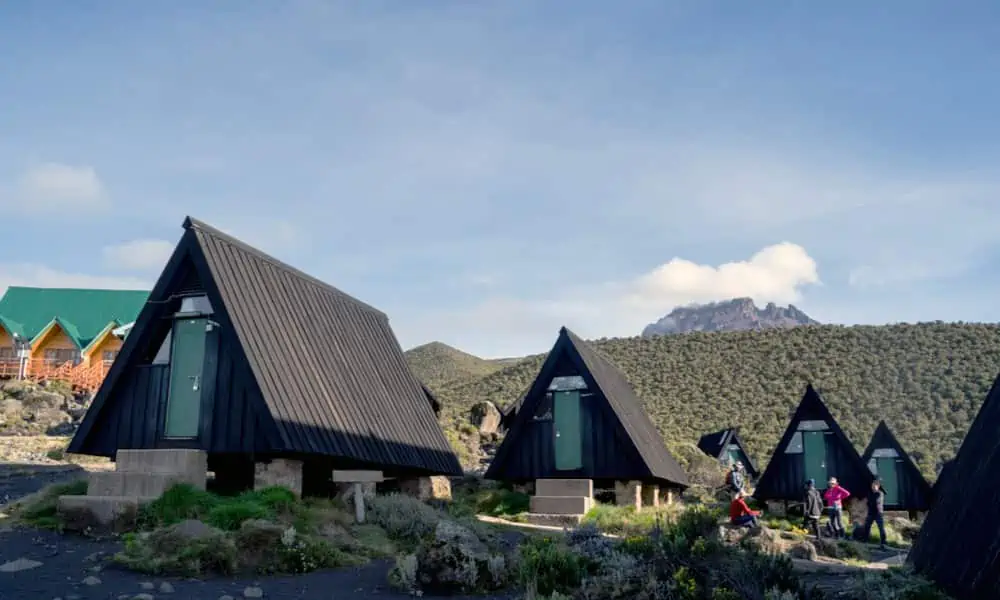Camp at Marangu raoute